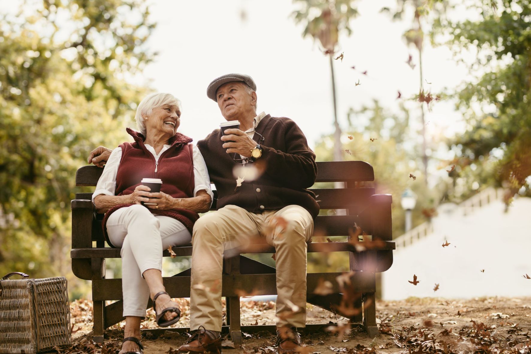 older couple camping with coffee resized 2