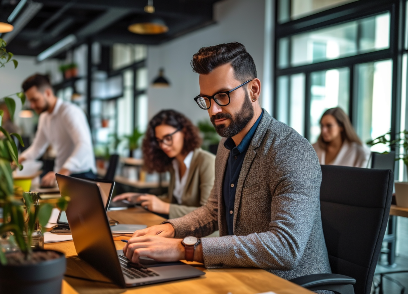 DWJ_UW90_a_millennial_at_their_desk_working_on_the_computer_in__66dd24ce-e900-4c95-9bc5-e5d15915212f